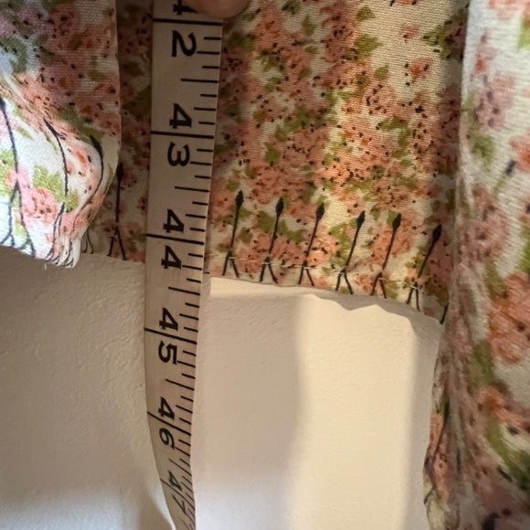 Dex Scoop Back Tiered Midi Dress Navy Garden Women’s 2XL Floral Peasant Summer - Picture 9 of 9